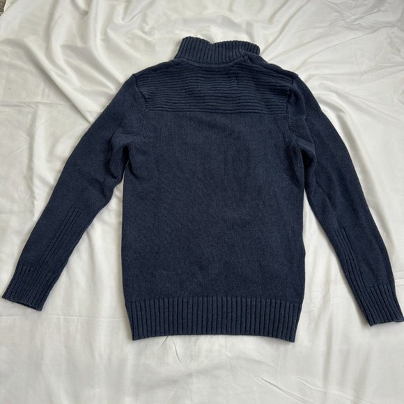 Distillery Apparel Navy Blue Mens Size Medium Sweater Knit Pull Over - Picture 8 of 15